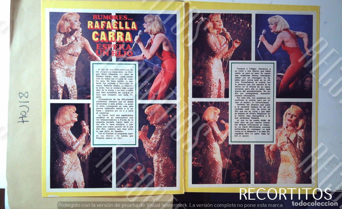 M&uacute;sica de colecci&oacute;n: RAFFAELLA CARRA RAFAELA RAFAELLA - Foto 1