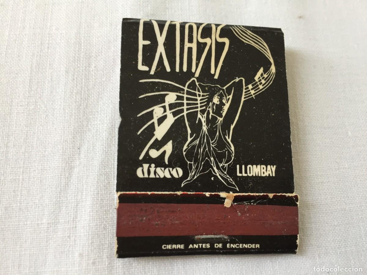 Collectible Music: CAJA DE CERILLAS - A&Ntilde;OS 90 - DISCOTECA EXTASIS - LLOMBAY ( VALENCIA ) - EPOCA RUTA BAKALAO - DESTROY
