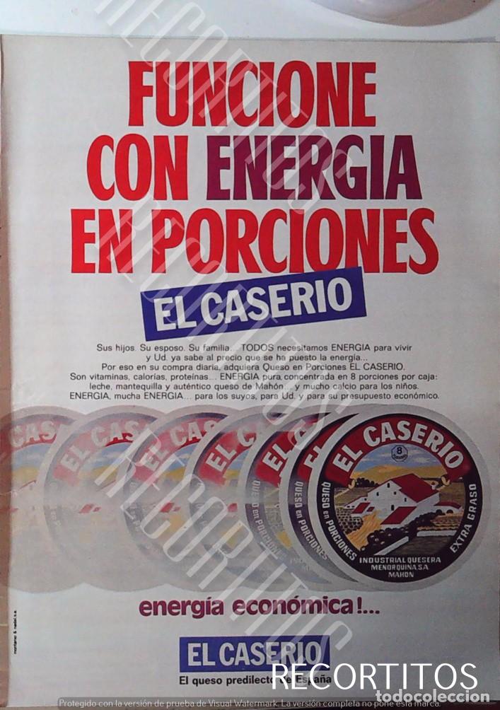 Collectible Music: el caserio quesitos ANUNCIO PUBLICIDAD 1975