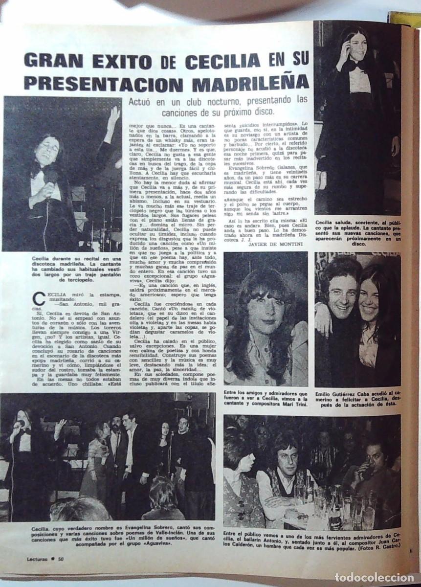M&uacute;sica de colecci&oacute;n: CECILIA PRESENTACION EN MADRID 1975 - Foto 1