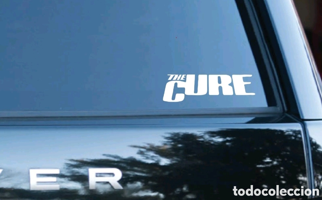 M&uacute;sica de colecci&oacute;n: The Cure, pegatina para coche - Foto 1