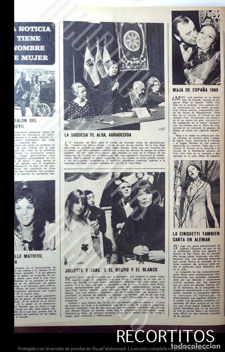 Collectible Music: MISS MAJA ESPA&Ntilde;A 69 JANE BIRKIN MIREILLE MATHOEU MISS SALON DEL AUTOMOVIL JULIETTE GRECO CINQUETTI