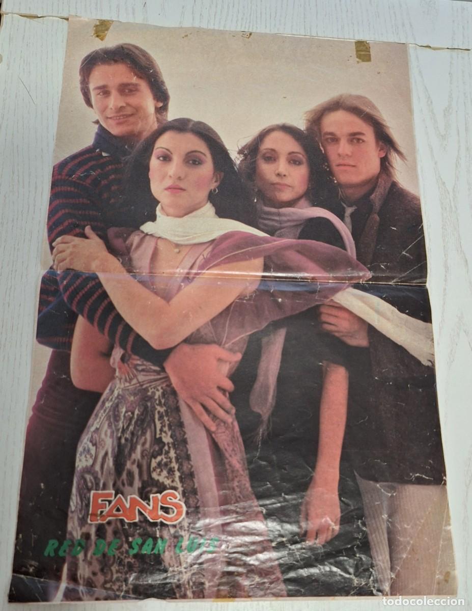 M&uacute;sica de colecci&oacute;n: P&Oacute;STER EXTRA&Iacute;DO DE LA REVISTA MUSICAL FANS: RED DE SAN LUIS (MEDIDAS: 42 X 27,5 CM.)