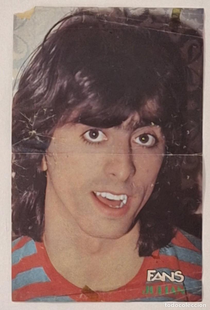 M&uacute;sica de colecci&oacute;n: P&Oacute;STER EXTRA&Iacute;DO DE LA REVISTA MUSICAL FANS: JULI&Aacute;N INFANTE GRUPO TEQUILA (MEDIDAS: 42 X 27,5 CM.)