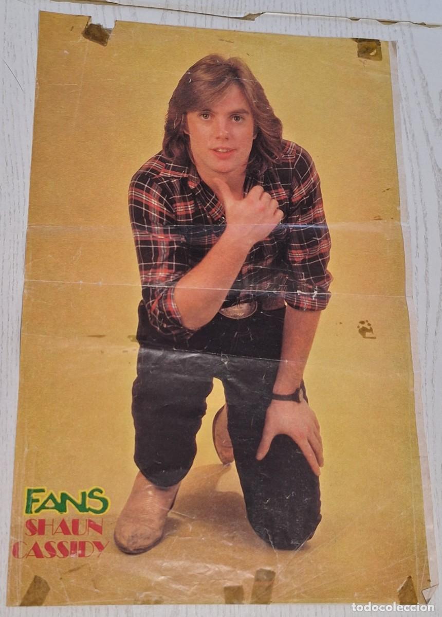 M&uacute;sica de colecci&oacute;n: P&Oacute;STER EXTRA&Iacute;DO DE LA REVISTA MUSICAL FANS: SHAUN CASSIDY (MEDIDAS: 42 X 27,5 CM.)