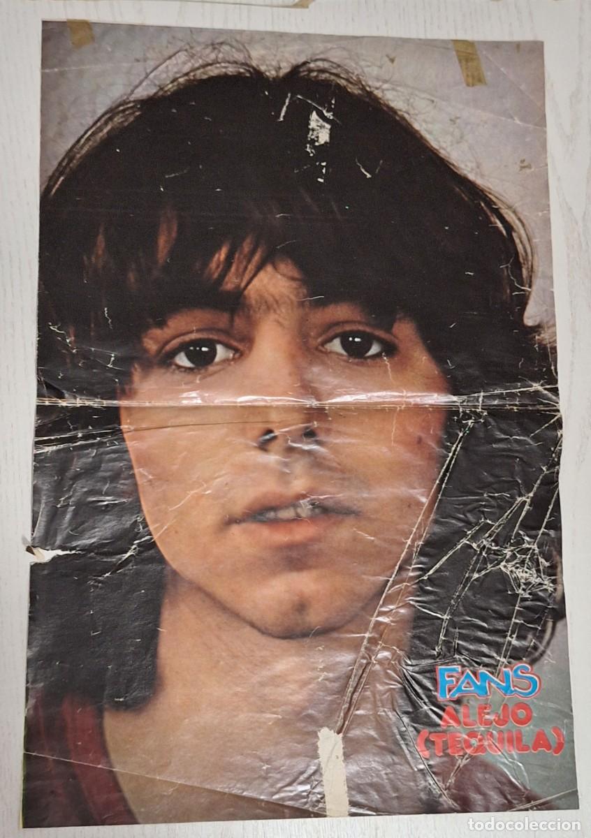 M&uacute;sica de colecci&oacute;n: P&Oacute;STER EXTRA&Iacute;DO DE LA REVISTA MUSICAL FANS: ALEJO STIVEL DEL GRUPO TEQUILA (MEDIDAS: 42 X 27,5 CM.)