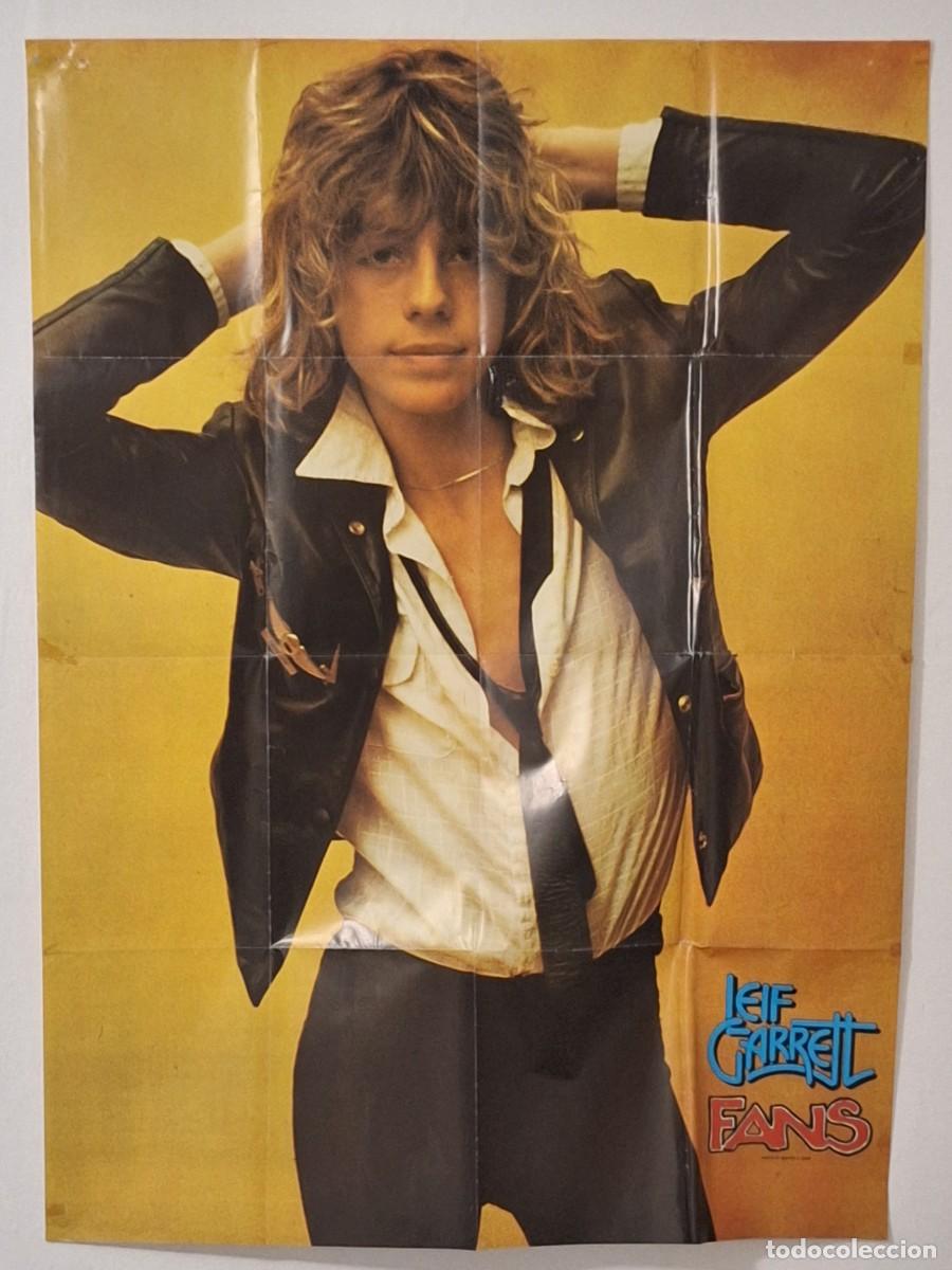 Musique de collection: P&Oacute;STER EXTRA&Iacute;DO DE LA REVISTA MUSICAL FANS: LEIF GARRET (MEDIDAS: 77 X 105 CM.)