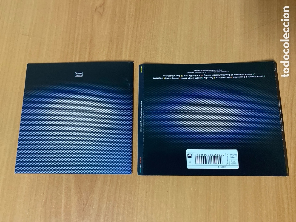 M&uacute;sica de colecci&oacute;n: Libreto e inlay Jamiroquai - Travelling without moving - Foto 2