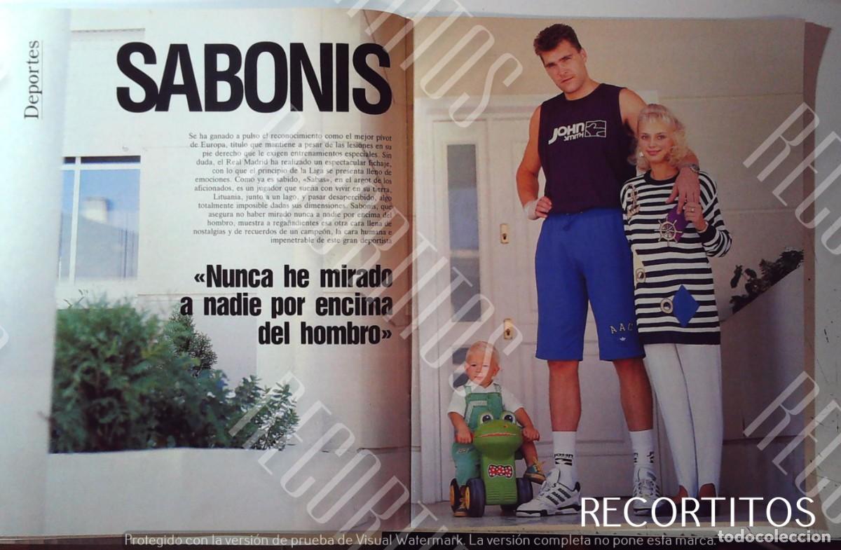 M&uacute;sica de colecci&oacute;n: arvidas sabonis sabas real madrid basket ball baloncesto