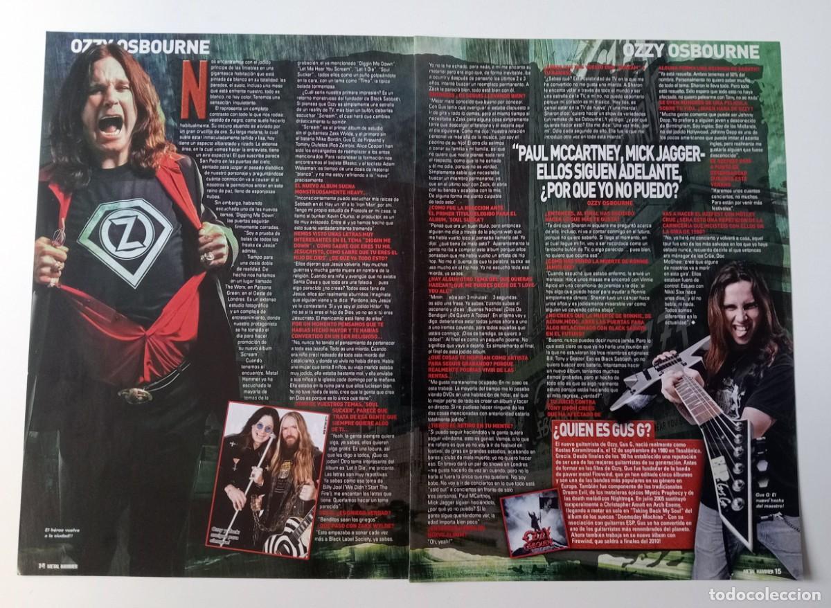 M&uacute;sica de colecci&oacute;n: OZZY OSBOURNE MAGAZINE CLIPPINGS - Foto 2