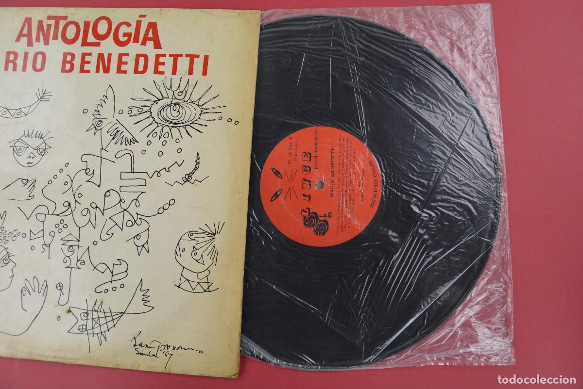 M&uacute;sica de colecci&oacute;n: ANTOLOG&Iacute;A MARIO BENEDETTI. LP. - Foto 5
