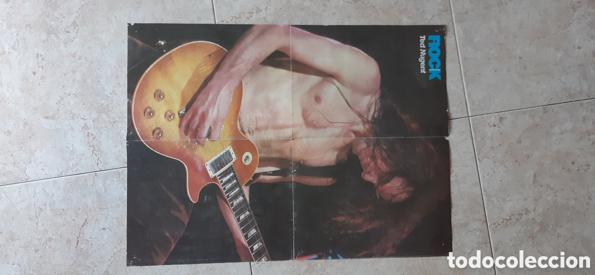 M&uacute;sica de colecci&oacute;n: P&oacute;ster Ted Nugent a&ntilde;os 80 - Foto 2
