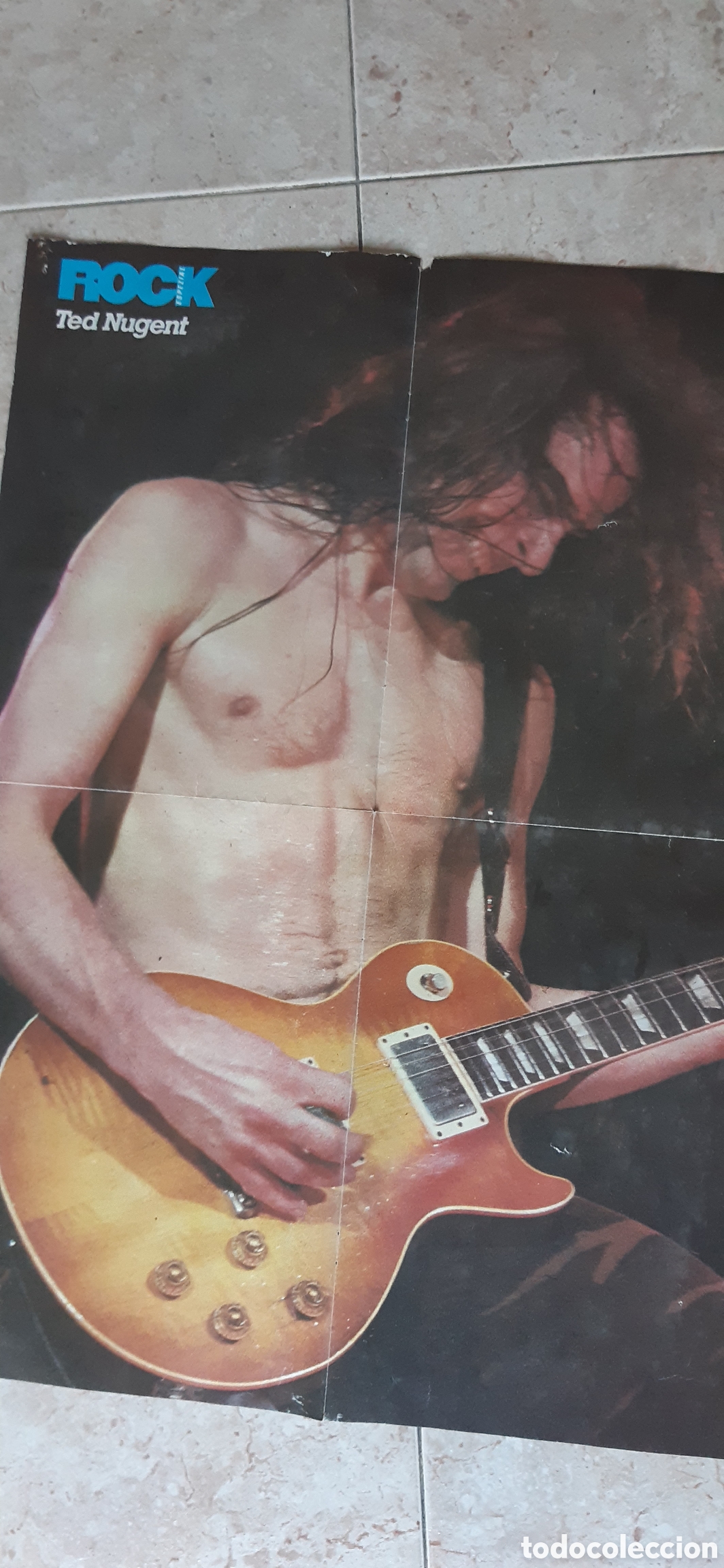 M&uacute;sica de colecci&oacute;n: P&oacute;ster Ted Nugent a&ntilde;os 80 - Foto 1
