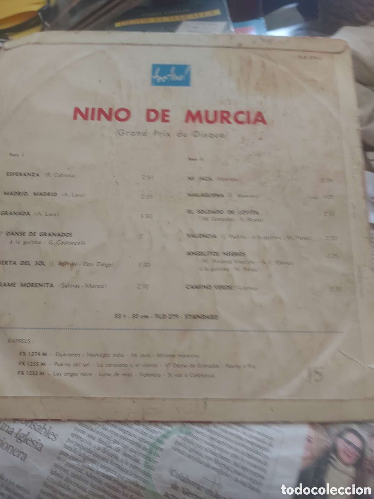 M&uacute;sica de colecci&oacute;n: Nino de Murcia y sus ca - Foto 2