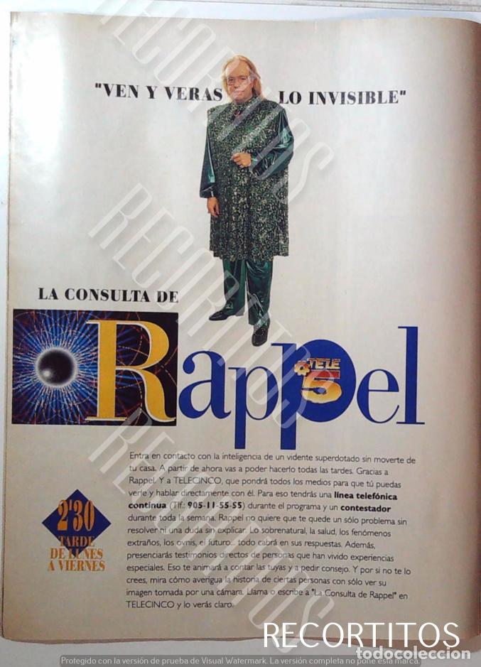 Musique de collection: la consulta de rappel en tele cinco t5 tele5