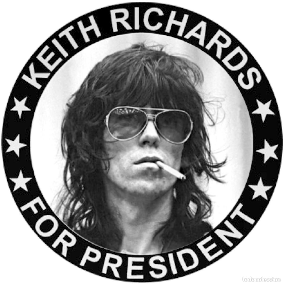 M&uacute;sica de colecci&oacute;n: Im&aacute;n/Magnet Keith Richards For President - Foto 1
