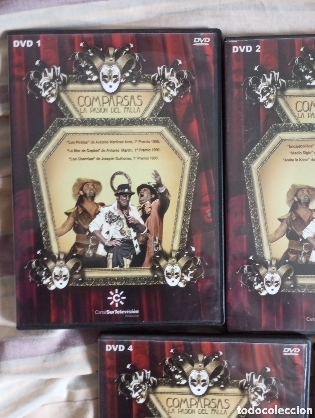 M&uacute;sica de colecci&oacute;n: Carnaval de C&aacute;diz 5 DVD comparsas la pasi&oacute;n del falla. - Foto 2