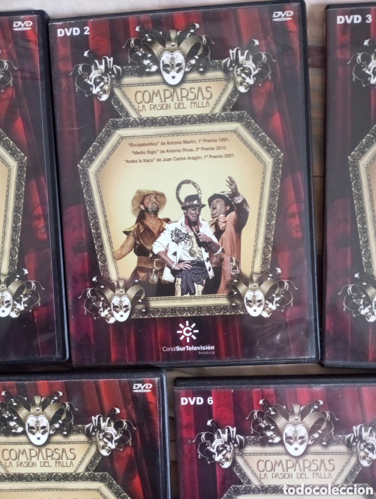 M&uacute;sica de colecci&oacute;n: Carnaval de C&aacute;diz 5 DVD comparsas la pasi&oacute;n del falla. - Foto 3