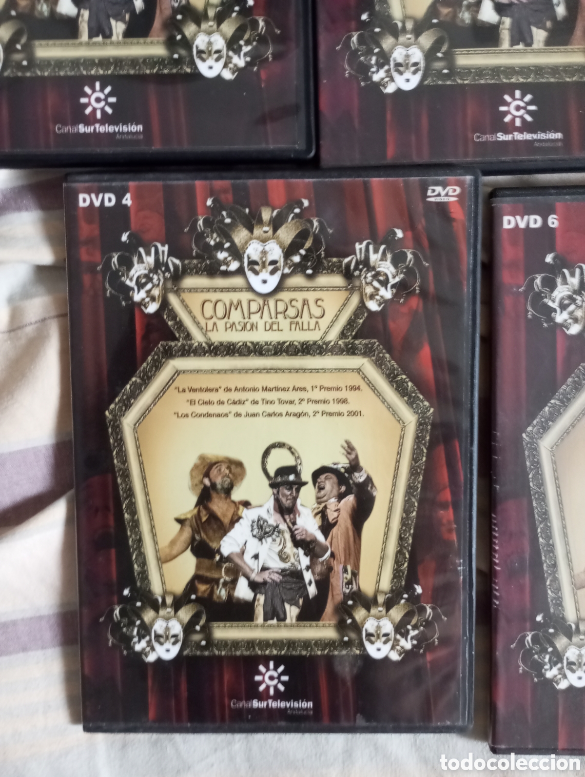 M&uacute;sica de colecci&oacute;n: Carnaval de C&aacute;diz 5 DVD comparsas la pasi&oacute;n del falla. - Foto 5