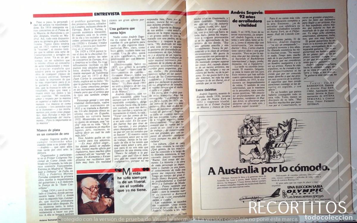 M&uacute;sica de colecci&oacute;n: ANDREWSSEGOVIA LA GUITARRA - Foto 2