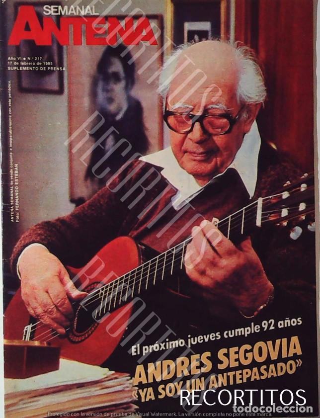M&uacute;sica de colecci&oacute;n: ANDRES SEGOVIA PORTADA - Foto 1