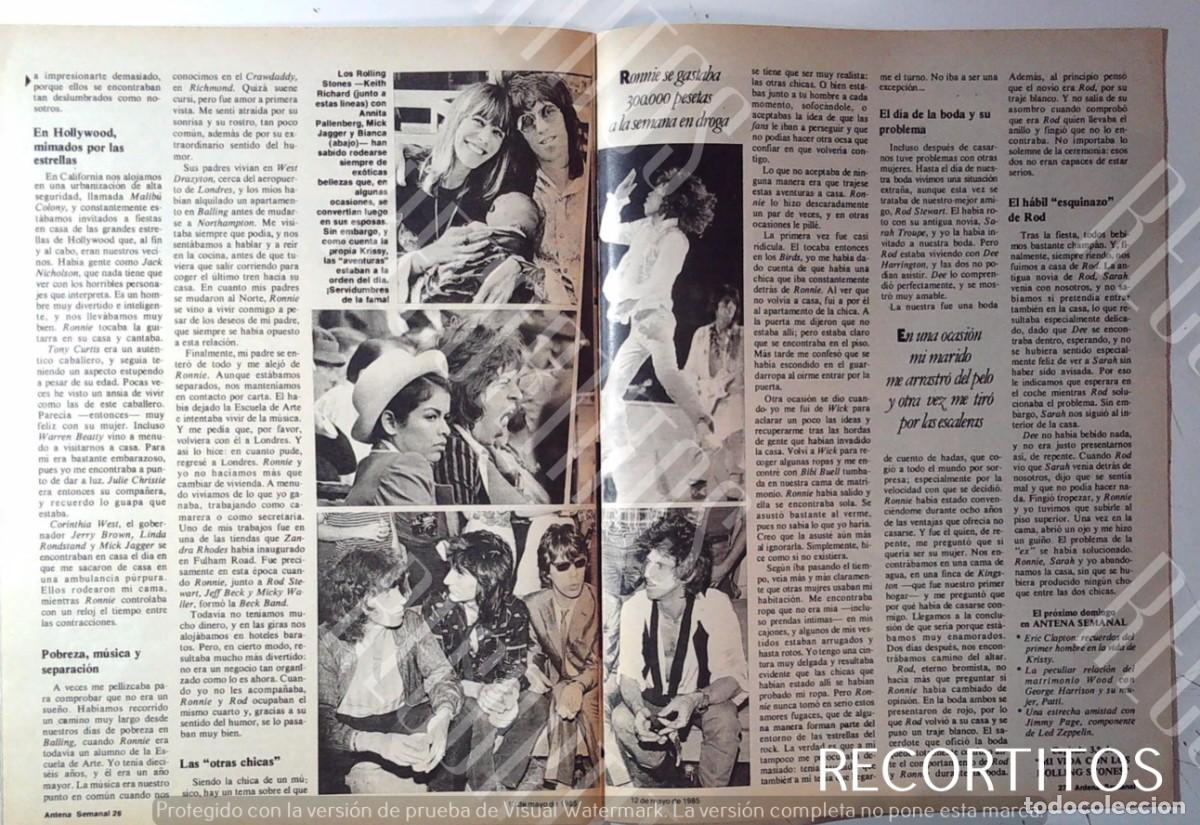M&uacute;sica de colecci&oacute;n: LOS ROLLING STONES Y LAS DROGAS MICK JAGGER BIANCA KEITH RICHARDS - Foto 1