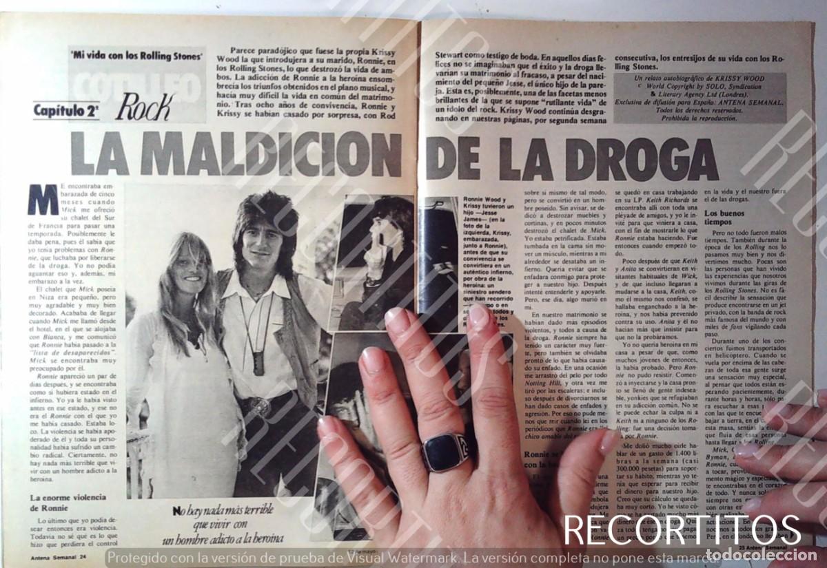 M&uacute;sica de colecci&oacute;n: LOS ROLLING STONES Y LAS DROGAS MICK JAGGER BIANCA KEITH RICHARDS - Foto 2