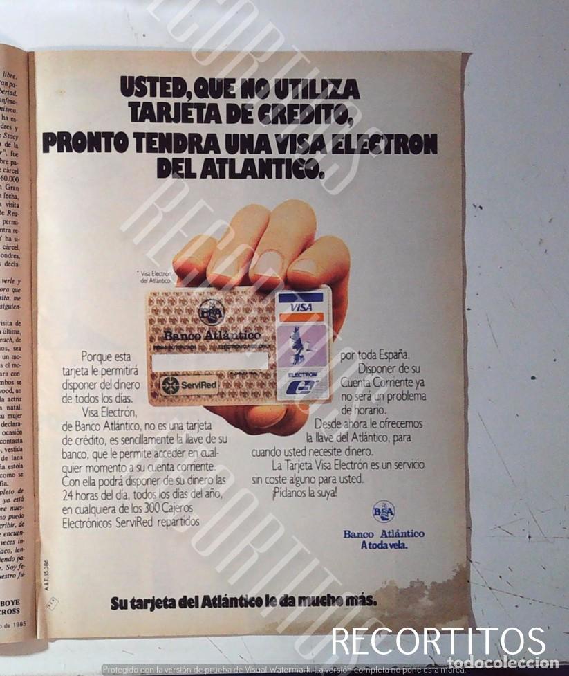 M&uacute;sica de colecci&oacute;n: VISA ELECTRON BANCO ATLANTICO ANUNCIO - Foto 1
