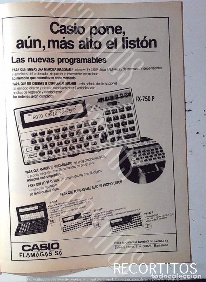 M&uacute;sica de colecci&oacute;n: CASIO CALCULADORA PUBLICIDAD - Foto 1