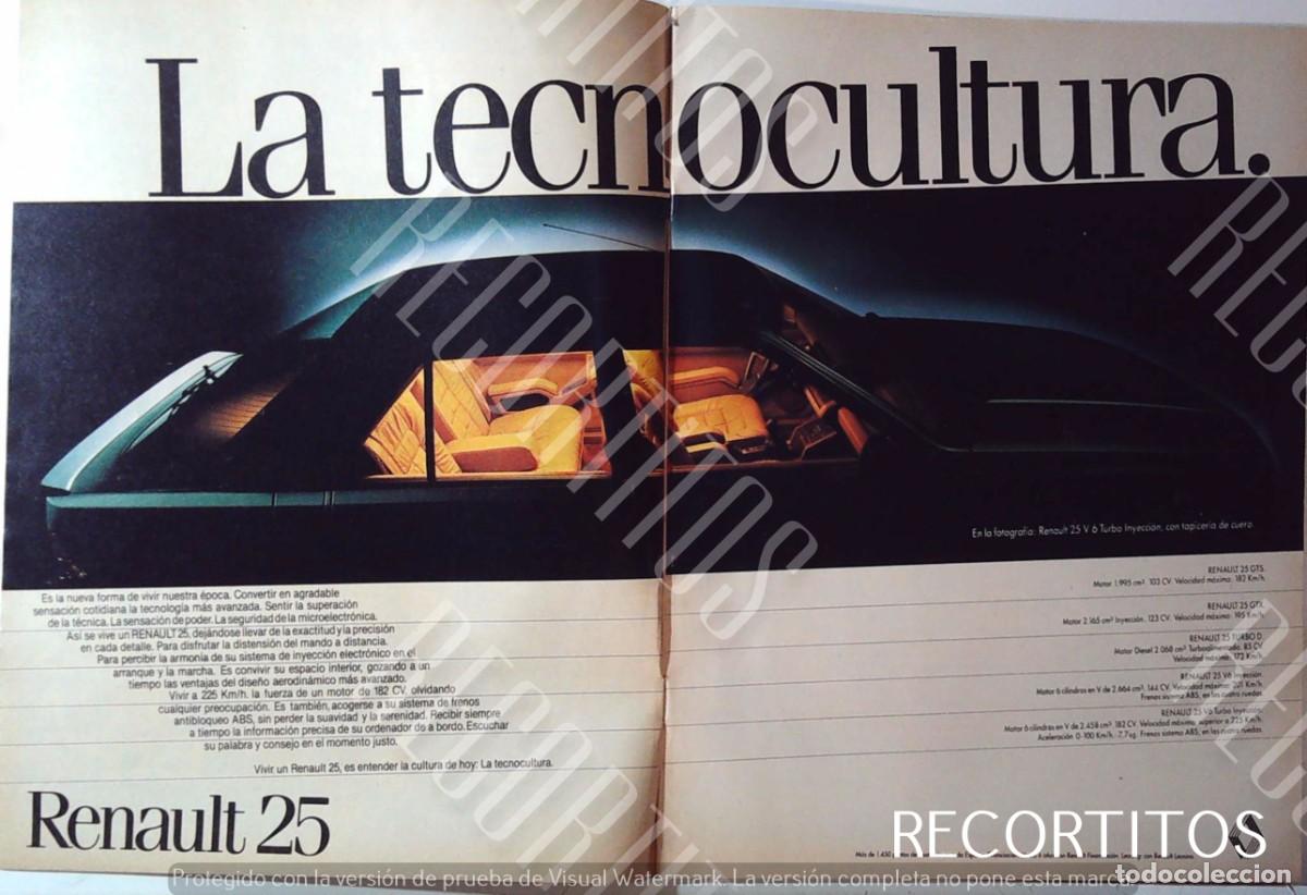 M&uacute;sica de colecci&oacute;n: RENAULT 25 ANUNCIO PUBLICIDAD - Foto 1