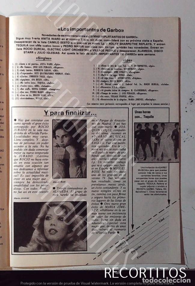 M&uacute;sica de colecci&oacute;n: TEQUILA MIGUEL BOSE MARIA JIMENEZ - Foto 1