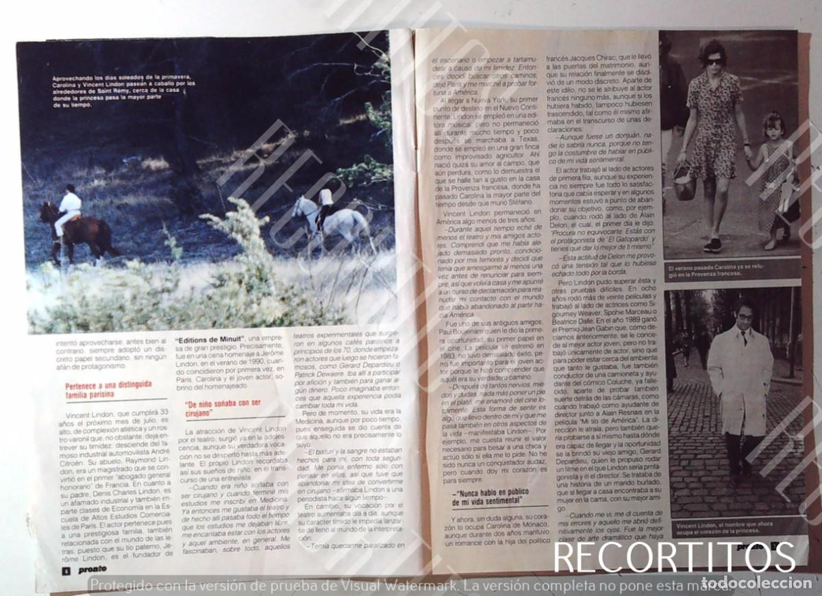M&uacute;sica de colecci&oacute;n: CAROLINA DE MONACO VINCENT LINDON 1992 - Foto 2