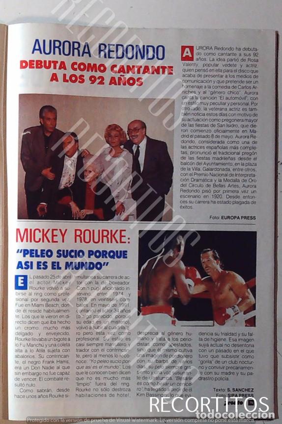M&uacute;sica de colecci&oacute;n: AURORAE REDONDO MICKEY ROURKE - Foto 1