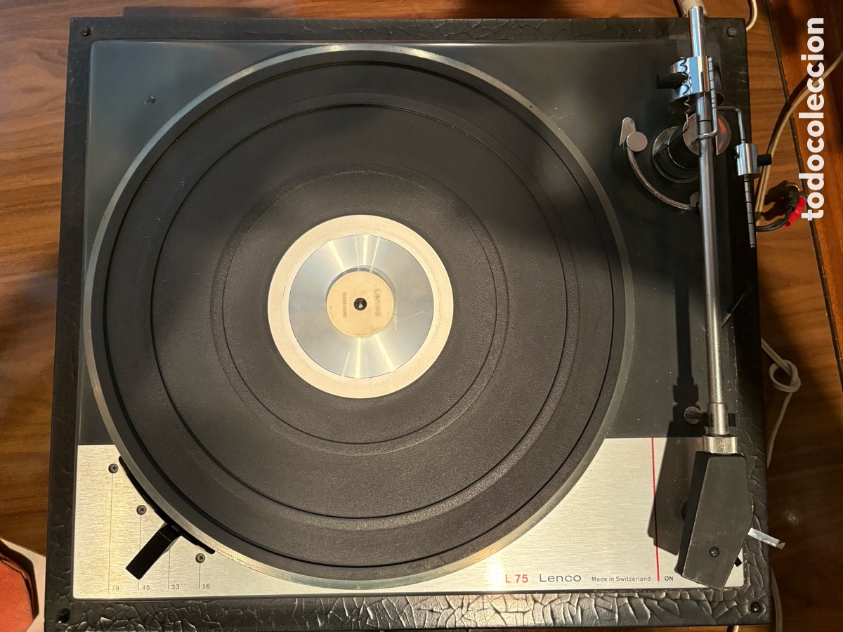 M&uacute;sica de colecci&oacute;n: Tocadiscos Lenco L75 - Foto 1