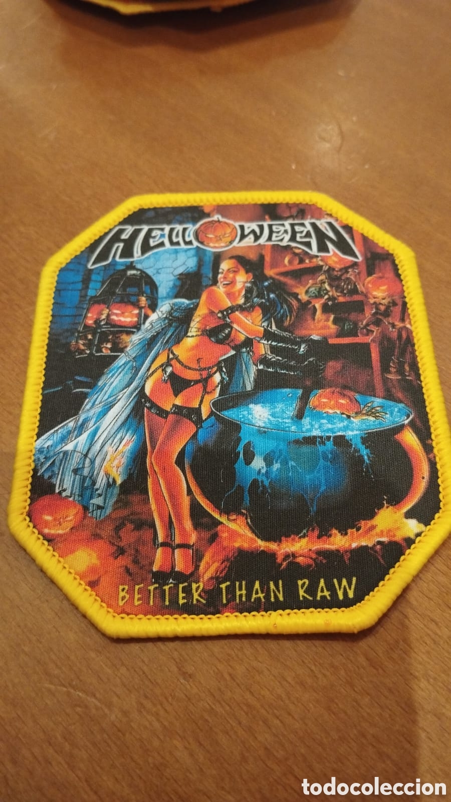 M&uacute;sica de colecci&oacute;n: Parche impreso Helloween - Better than Raw - Foto 1