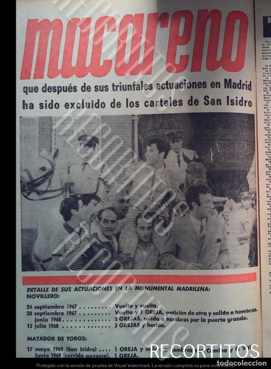 M&uacute;sica de colecci&oacute;n: MACARENO TOROS DE 1970 - Foto 1