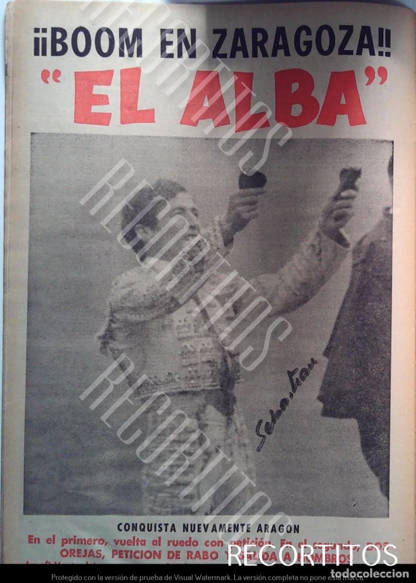 M&uacute;sica de colecci&oacute;n: TOROS EN ZARAGOZA EL ALBA 1970 - Foto 1