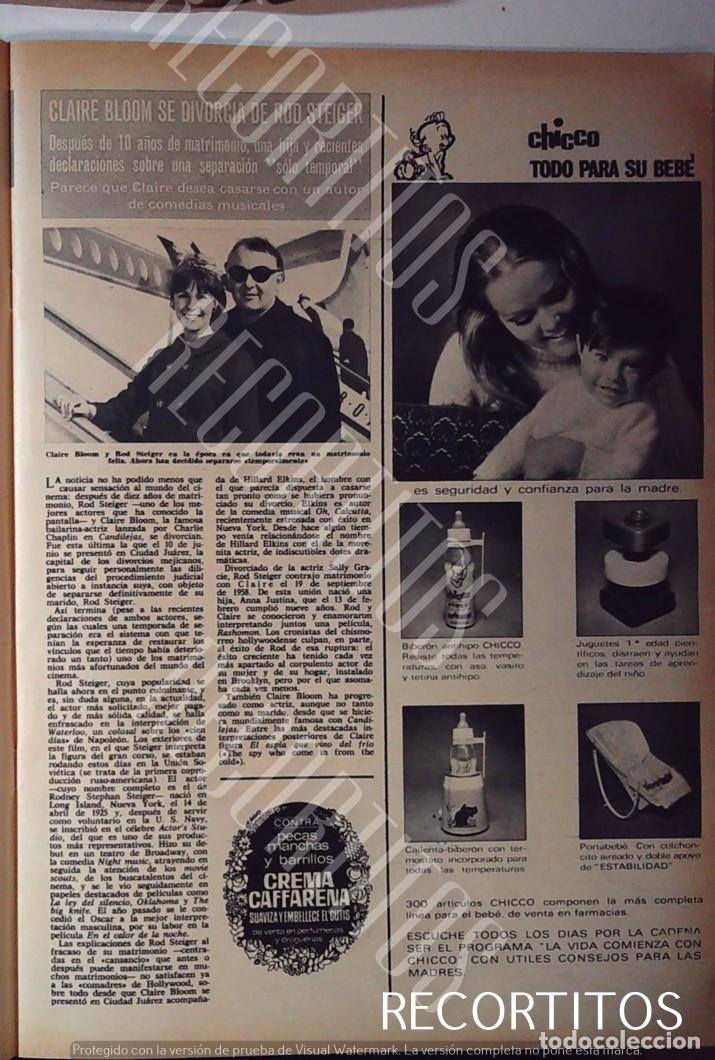 M&uacute;sica de colecci&oacute;n: CHICCO CLAIRE BLOOM ROD STEIGER DIVORCIO - Foto 1