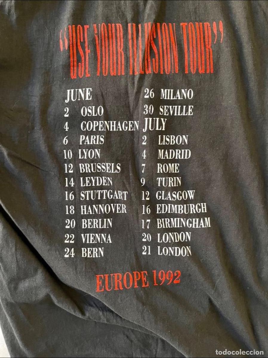 M&uacute;sica de colecci&oacute;n: Camiseta Guns n Roses 1992 - Foto 2