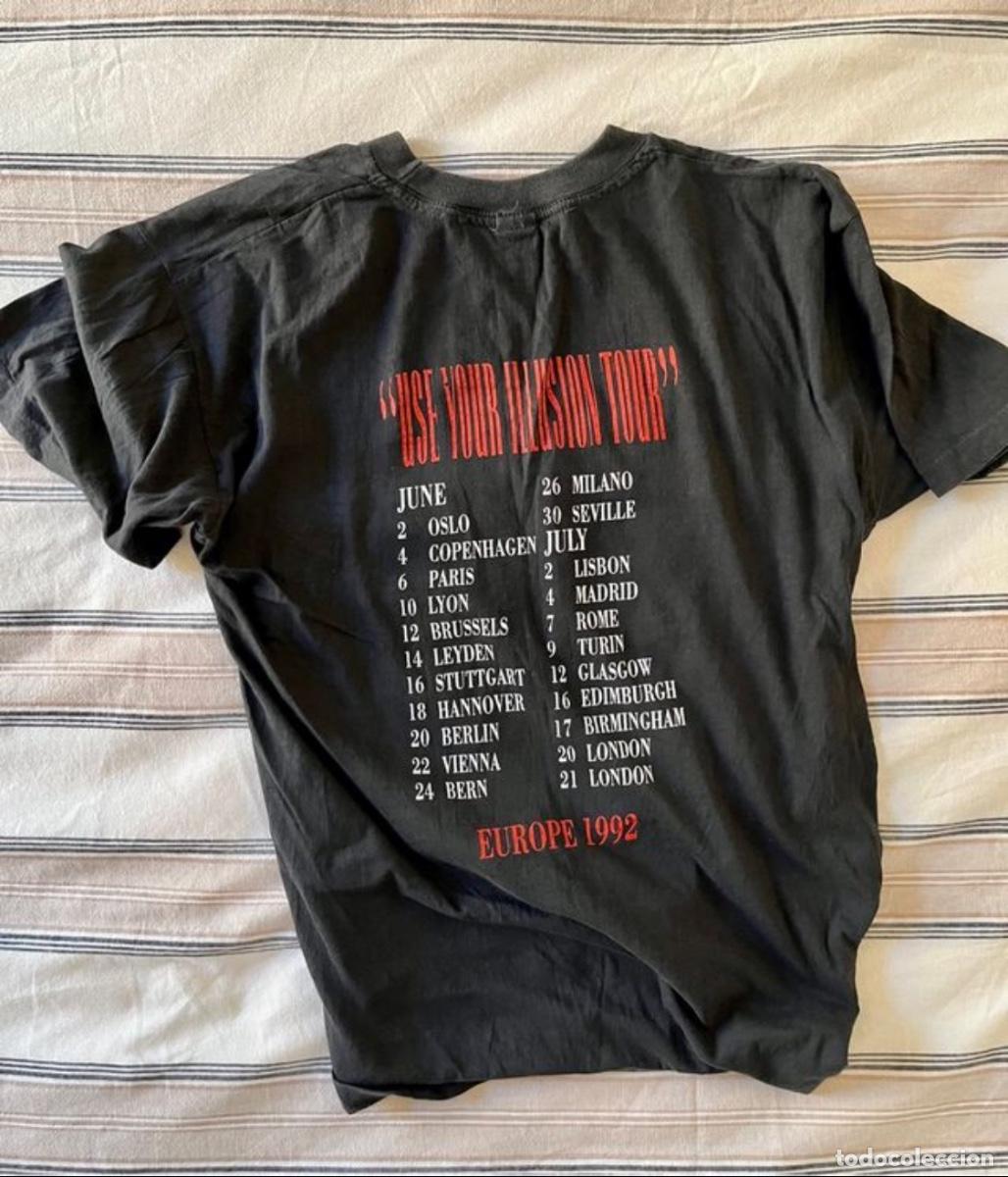 M&uacute;sica de colecci&oacute;n: Camiseta Guns n Roses 1992 - Foto 5