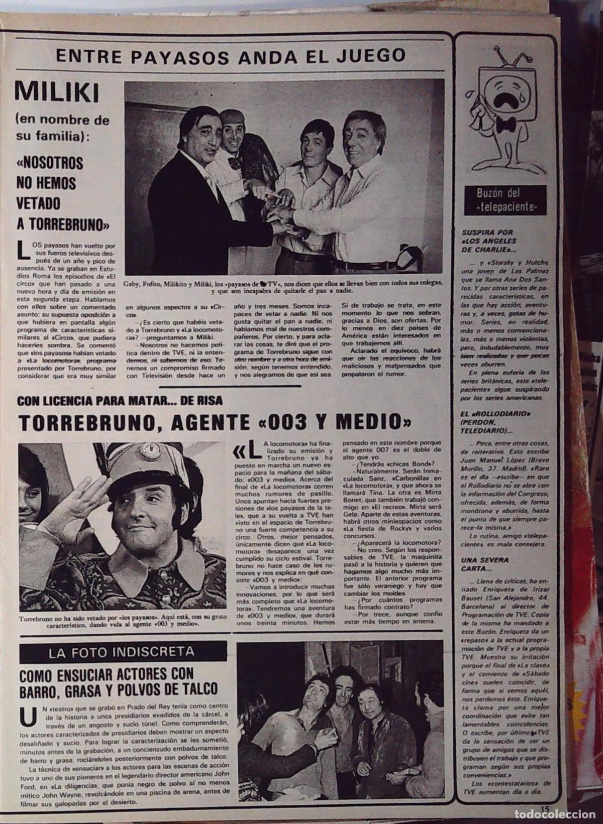 M&uacute;sica de colecci&oacute;n: MILIKI LOS PAYASOS DE LA TELE TORREBRUNO - Foto 1