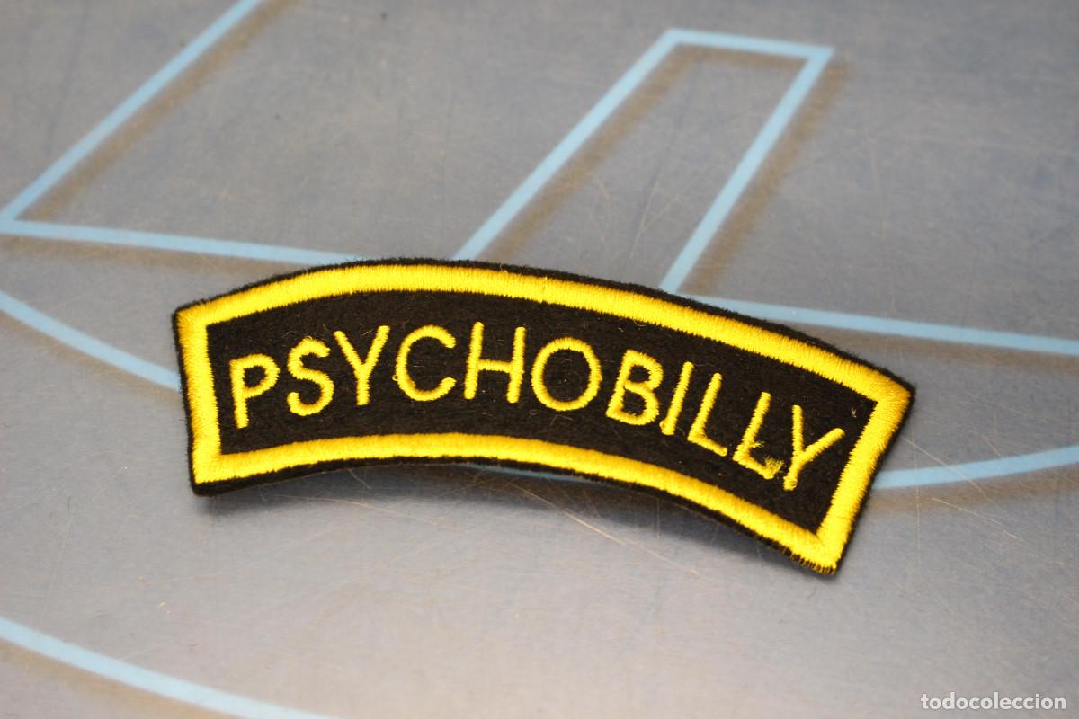 M&uacute;sica de colecci&oacute;n: 01. Psychobilly. Parche bordado de algod&oacute;n. - Foto 1