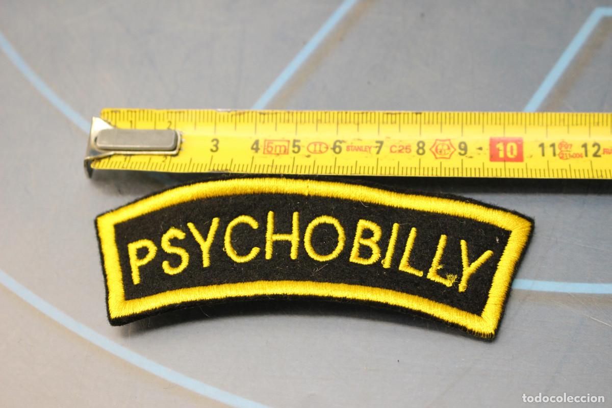M&uacute;sica de colecci&oacute;n: 01. Psychobilly. Parche bordado de algod&oacute;n. - Foto 3