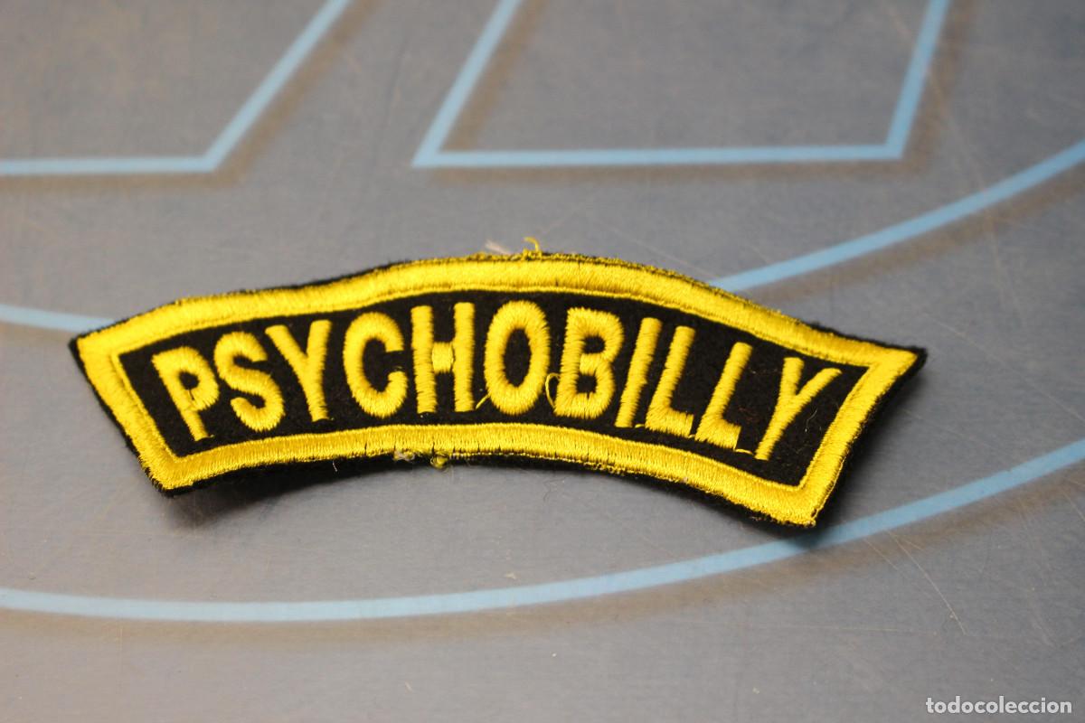 M&uacute;sica de colecci&oacute;n: 02. Psychobilly. Parche bordado de algod&oacute;n. - Foto 1