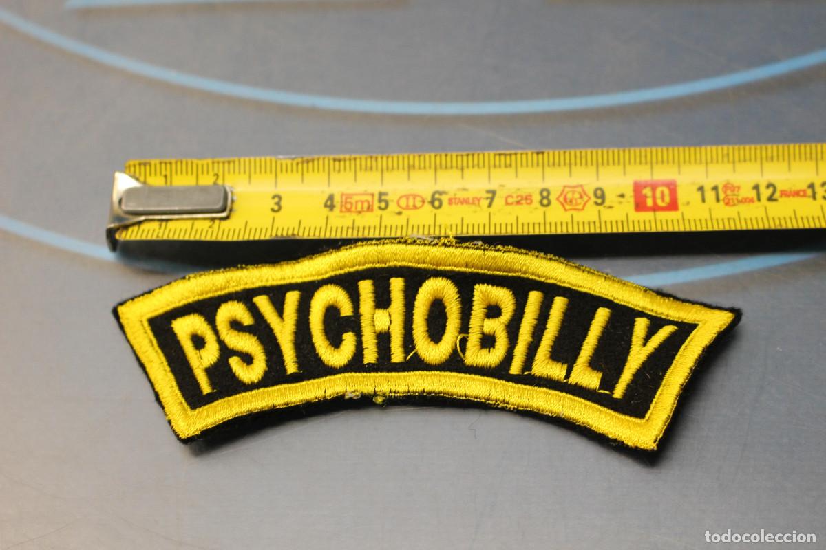 M&uacute;sica de colecci&oacute;n: 02. Psychobilly. Parche bordado de algod&oacute;n. - Foto 3
