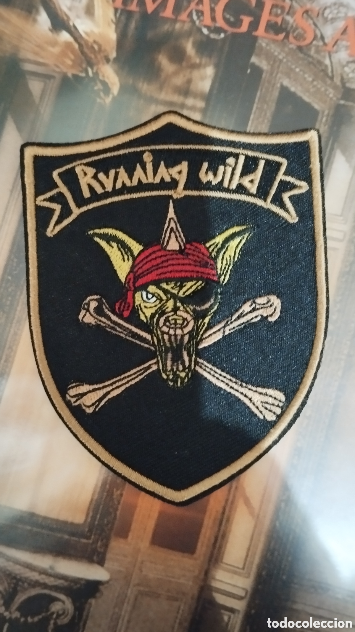 M&uacute;sica de colecci&oacute;n: Parche bordado Running Wild - Foto 1