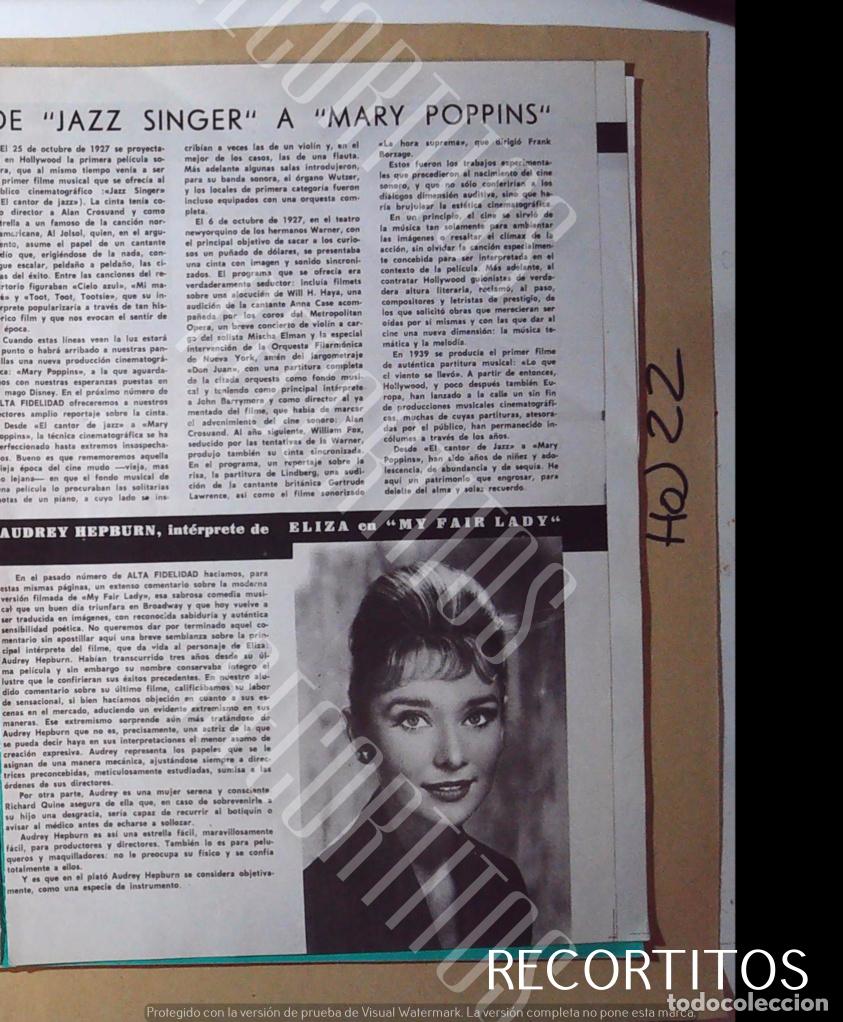 M&uacute;sica de colecci&oacute;n: AUDREY HEPBURN AUDREY HEPBURN - Foto 1