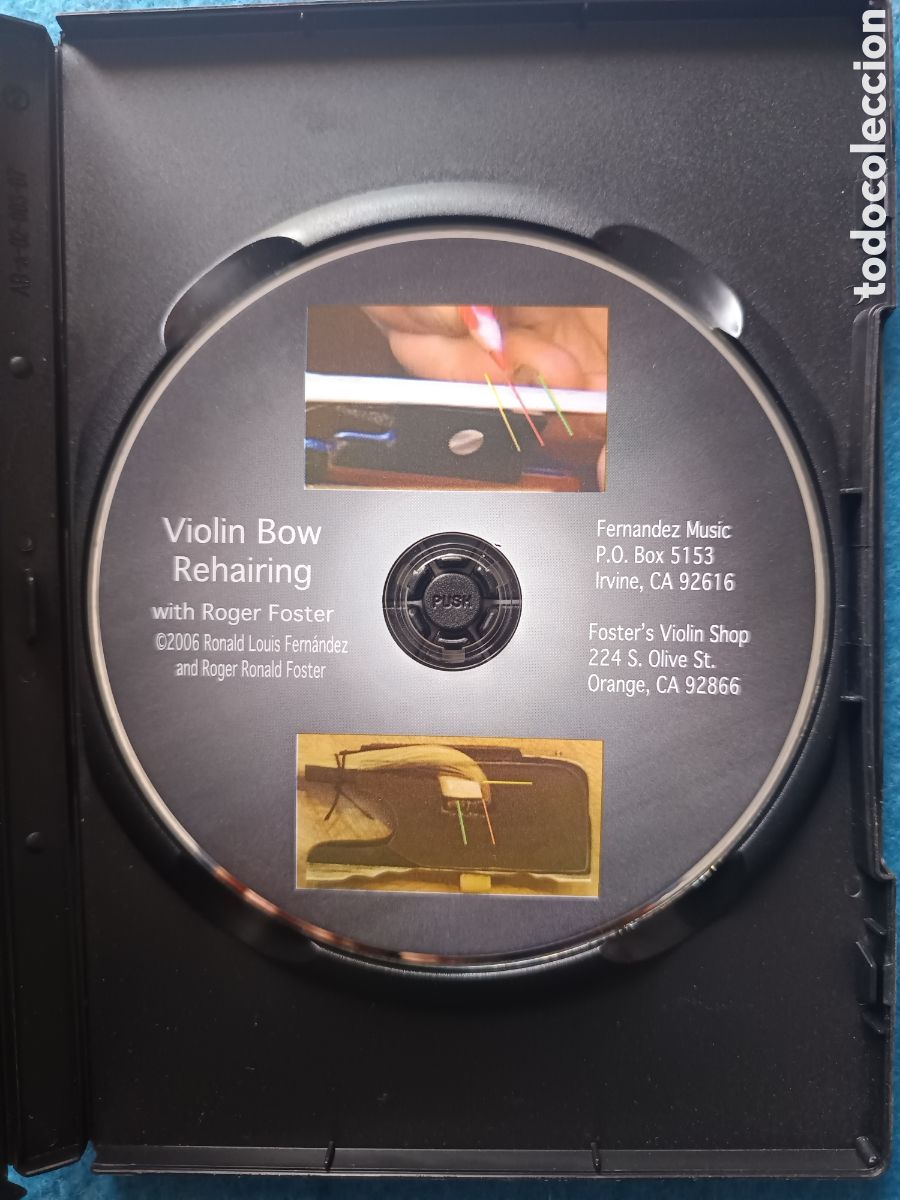 M&uacute;sica de colecci&oacute;n: DVD tutorial encerdado de arcos de violin. - Foto 3