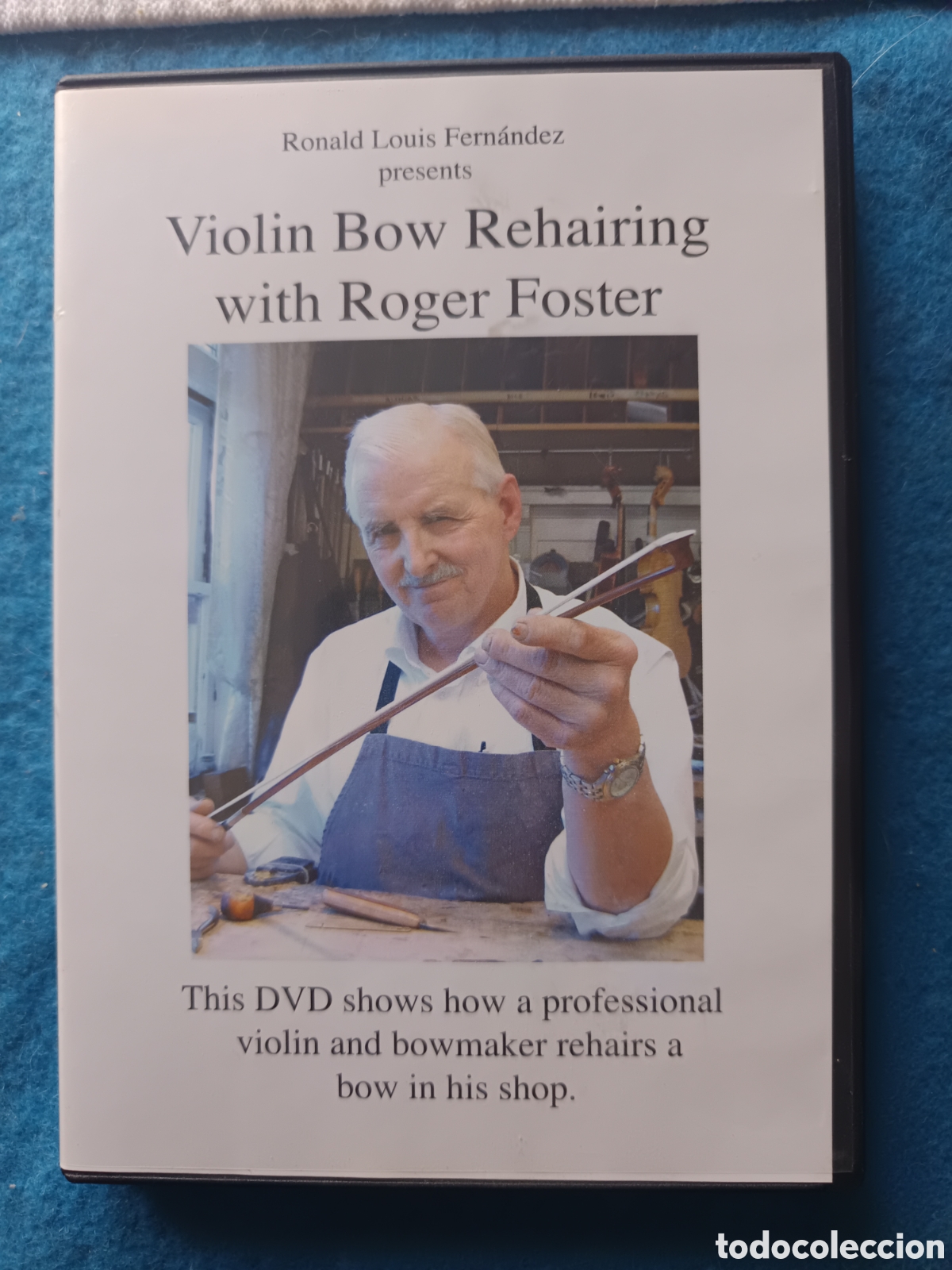 M&uacute;sica de colecci&oacute;n: DVD tutorial encerdado de arcos de violin. - Foto 1