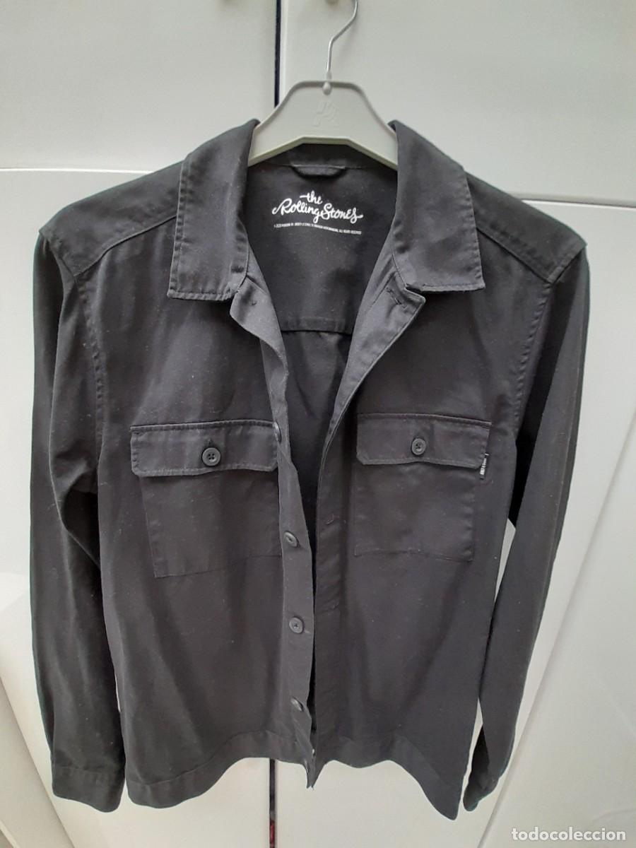 M&uacute;sica de colecci&oacute;n: Camiseta de Rolling Stones abierta, con botones &ndash; Algod&oacute;n - USADA - Foto 2